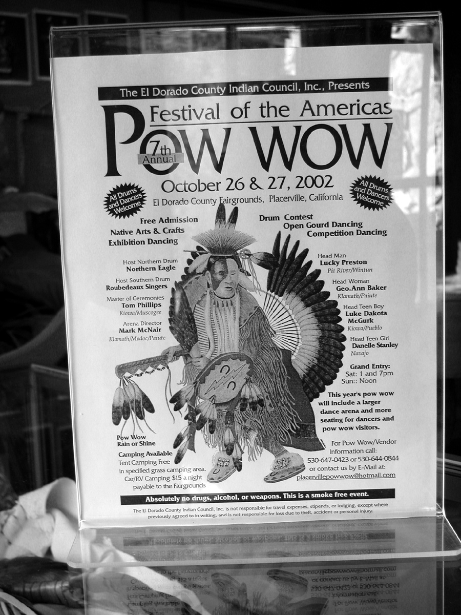 Pow wow sign (2003, by the creators)