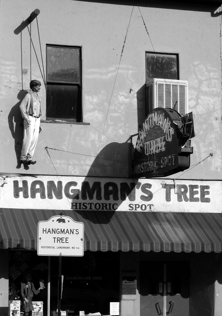 Site of Hangman's Tree (2003, by the creators)